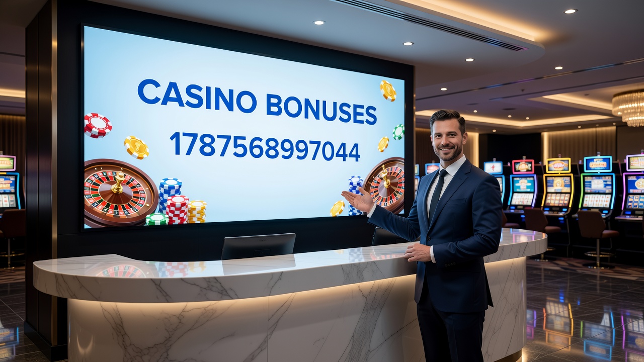 Casino bonus promotion details shown on a mobile screen with wagering information