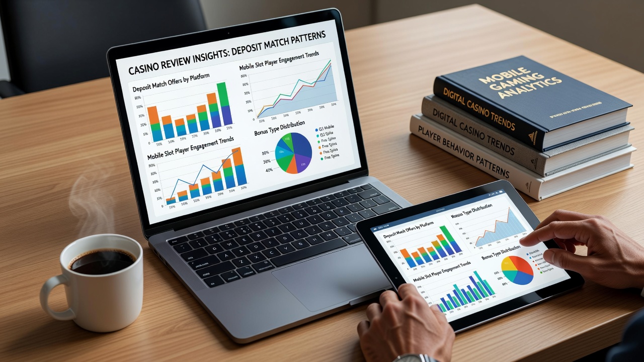 Detailed breakdown of deposit match percentages and mobile slot player engagement metrics